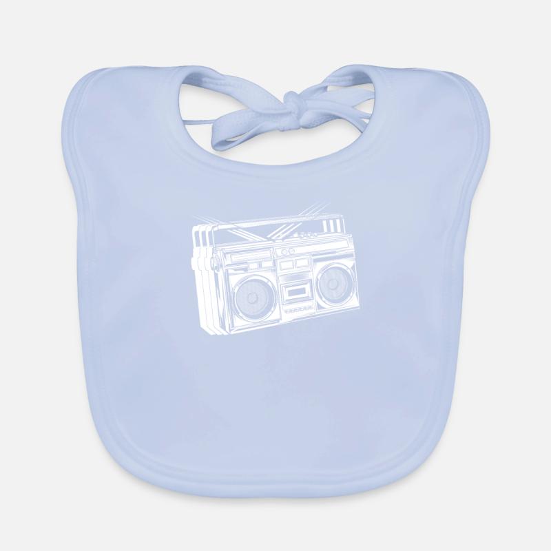 Ghettoblaster Baby Bio-Lätzchen