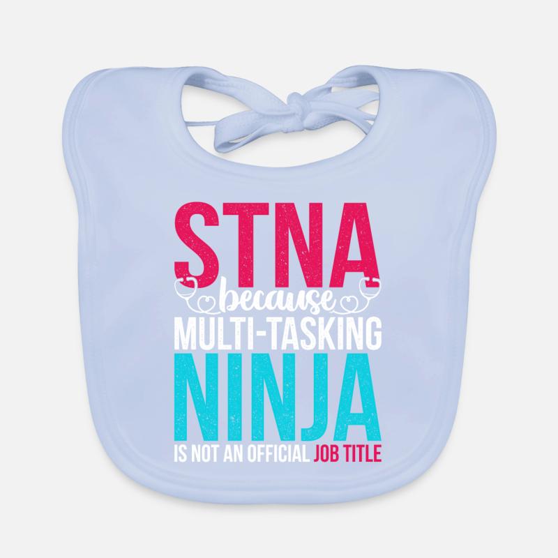 Nursing assistant geriatric care assistant nursing assistant Organic Baby Bibs