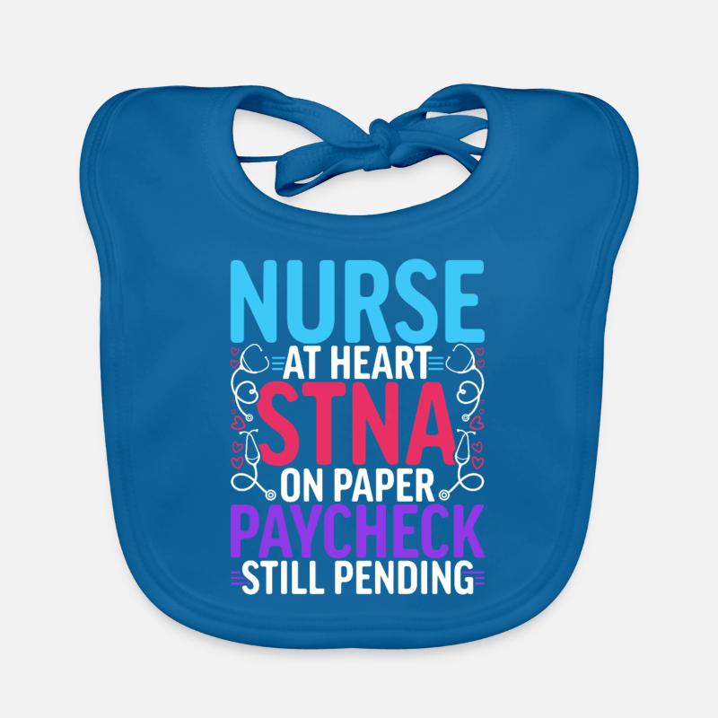 Geriatric Care Assistant Nursing Assistant Nursing Assistant Organic Baby Bibs