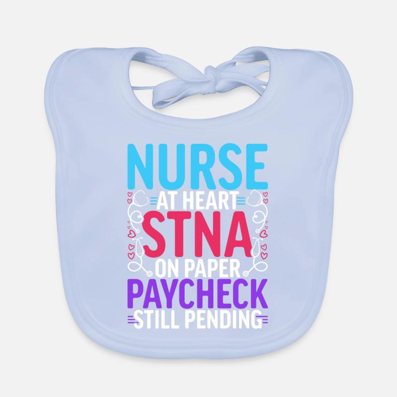 Geriatric Care Assistant Nursing Assistant Nursing Assistant Organic Baby Bibs