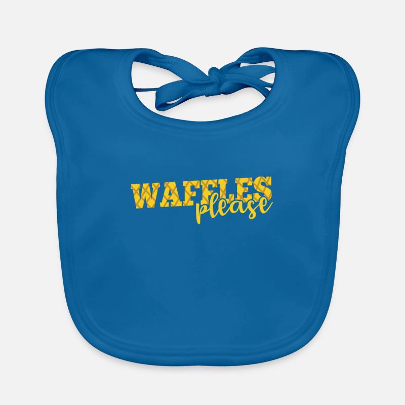 Waffles Please Snack Pastry Dough Baker Organic Baby Bibs