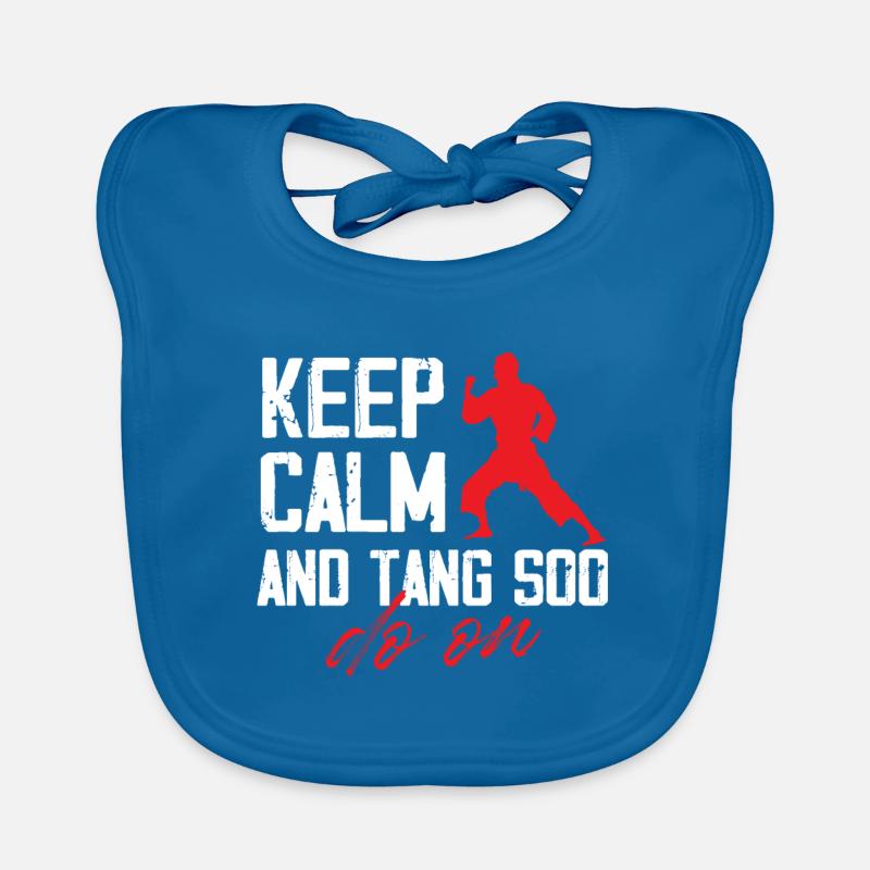 keep calm and tang so do on Design Organic Baby Bibs