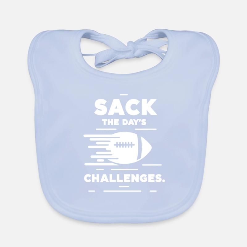 Sack The Day's Challenges Organic Baby Bibs