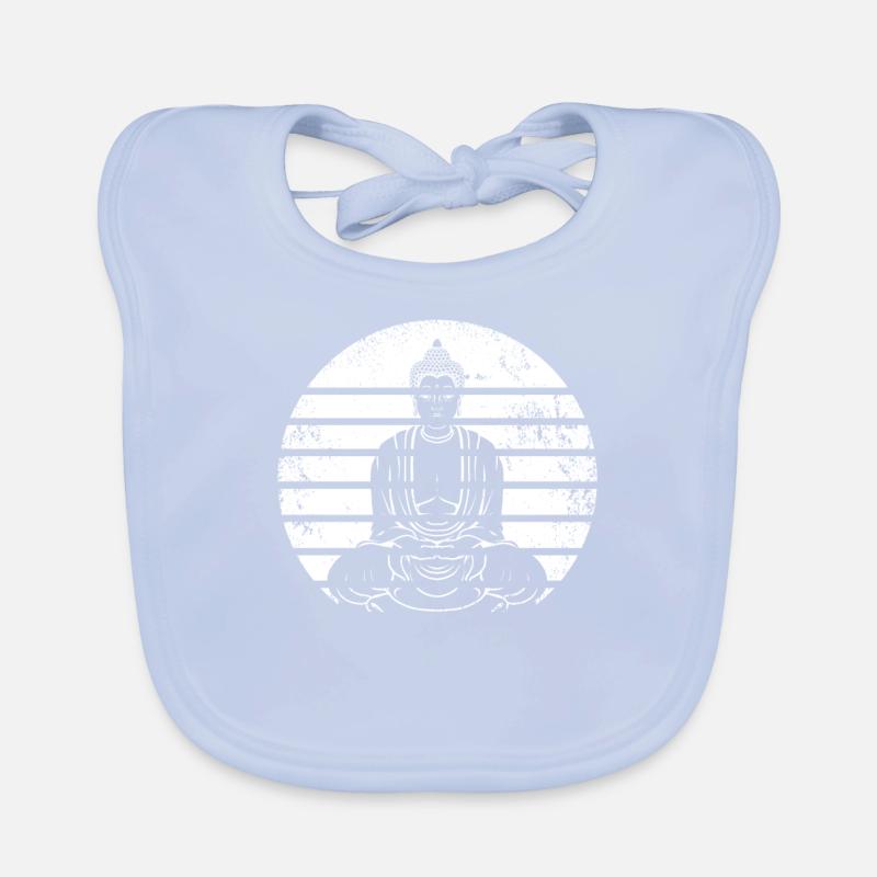 Bouddha bouddhiste Bavoir bio Bébé