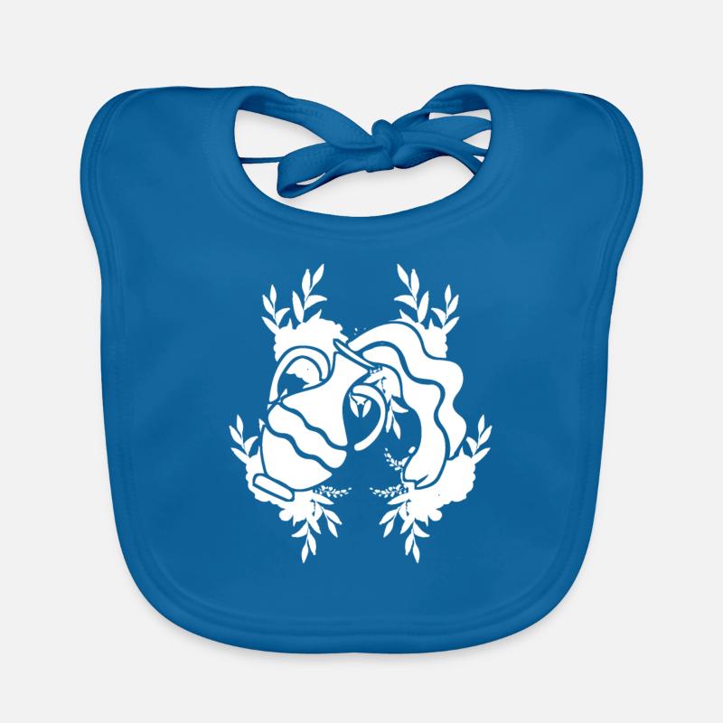 Wassermann Symbol Baby Bio-Lätzchen