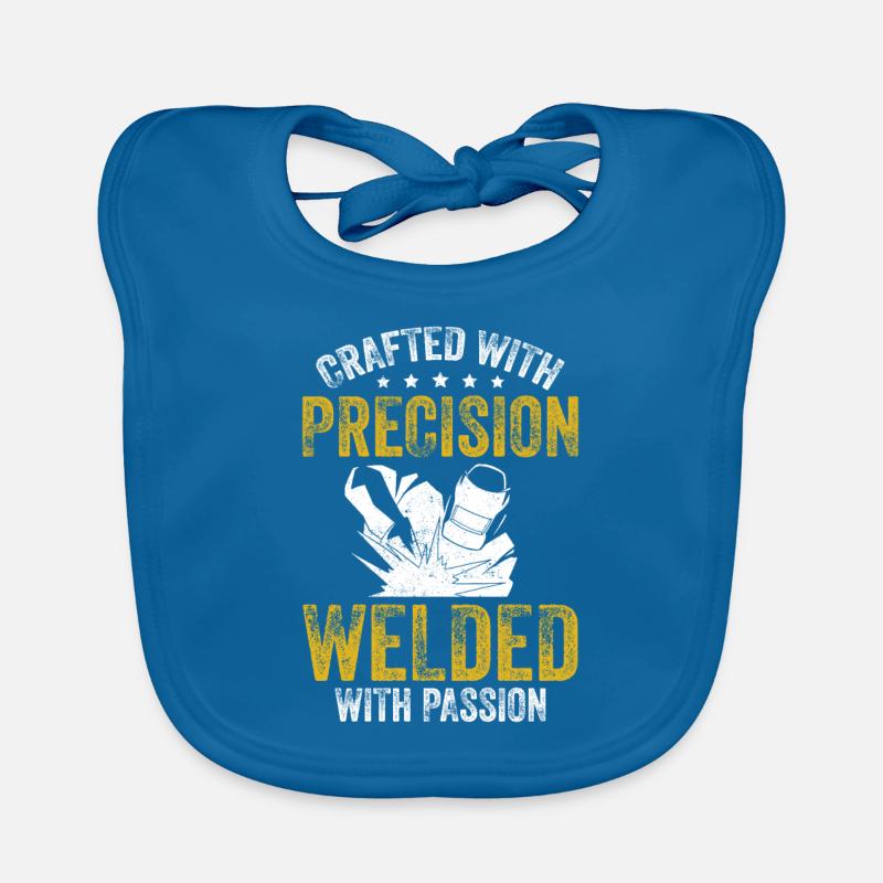 Crafted Precision Welded Passion Schweißgerät Baby Bio-Lätzchen