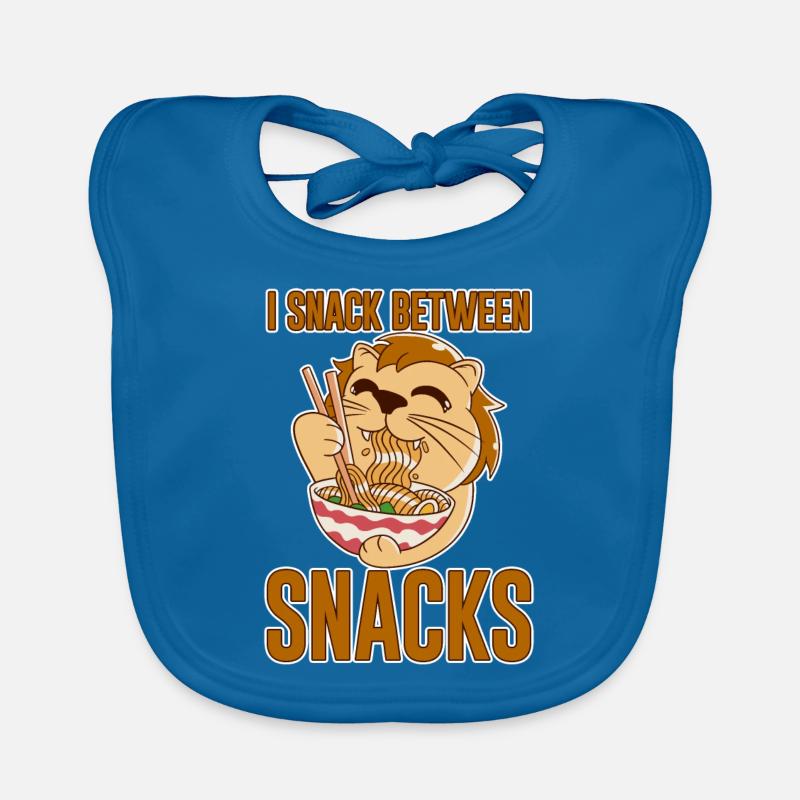 I Snack Between Snacks 4 Organic Baby Bibs