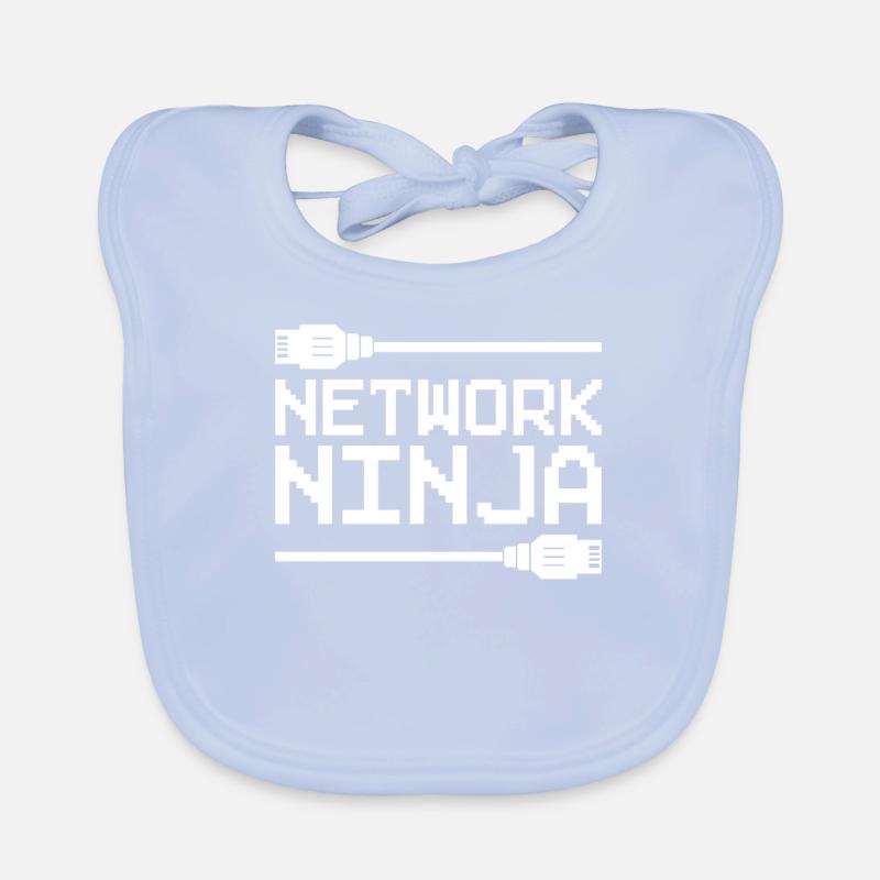 Netzwerkadministrator Network Ninja Baby Bio-Lätzchen