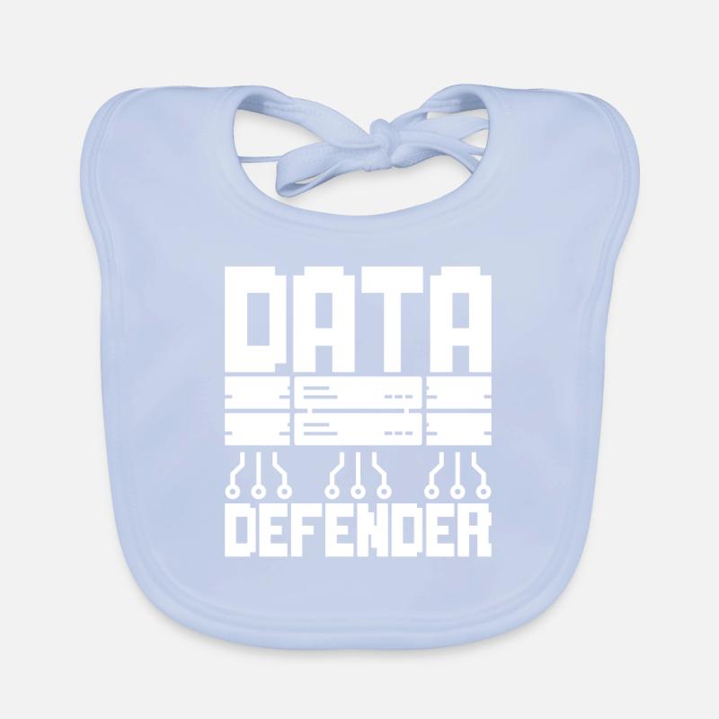 Netzwerkadministrator Data Defender Baby Bio-Lätzchen