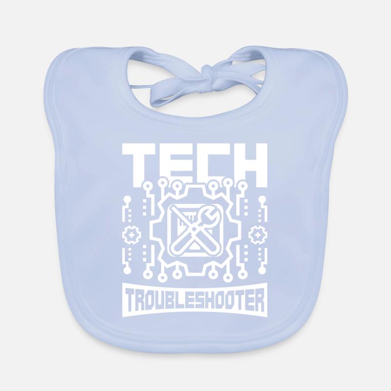 Network Administrator Tech Troubleshooter Organic Baby Bibs