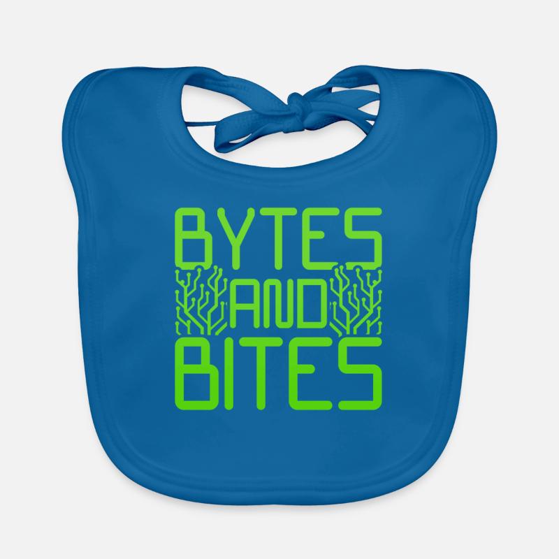 Netzwerkadministrator Bytes And Bites Baby Bio-Lätzchen
