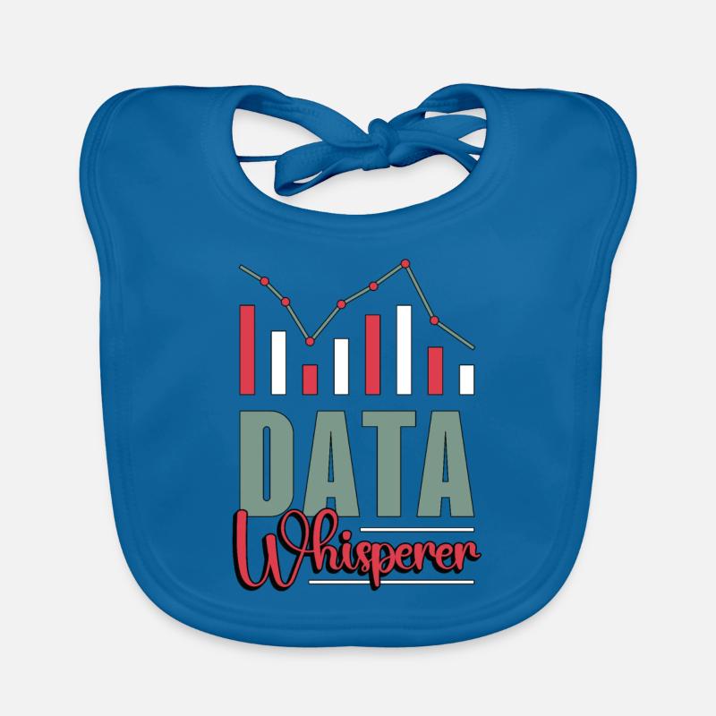Data Analyst Data Whisperer Computer Science Coder - Baby Bio-Lätzchen - Pfauenblau