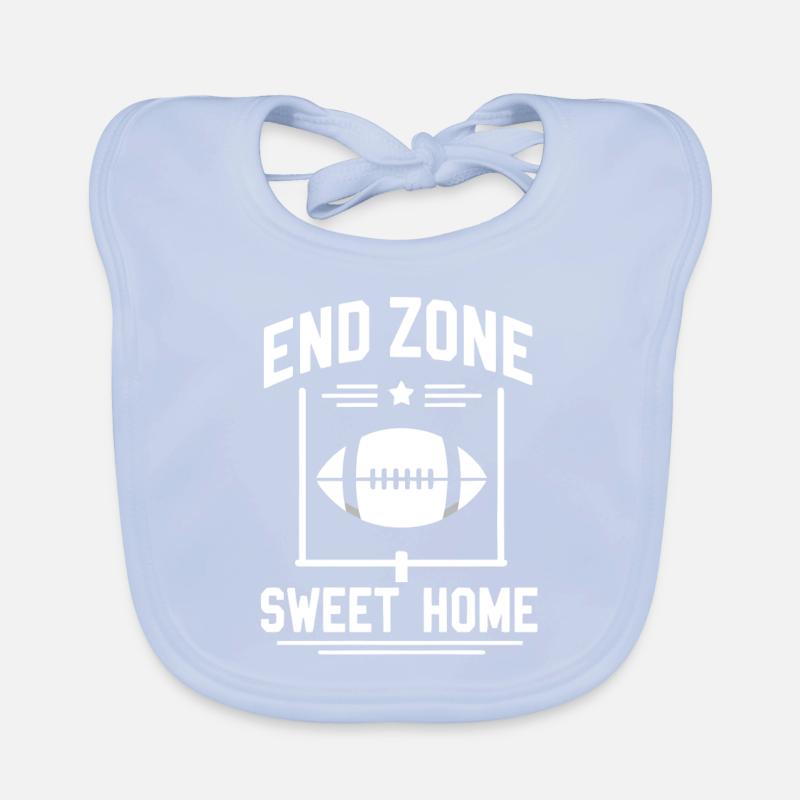 End Zone Sweet Home Organic Baby Bibs