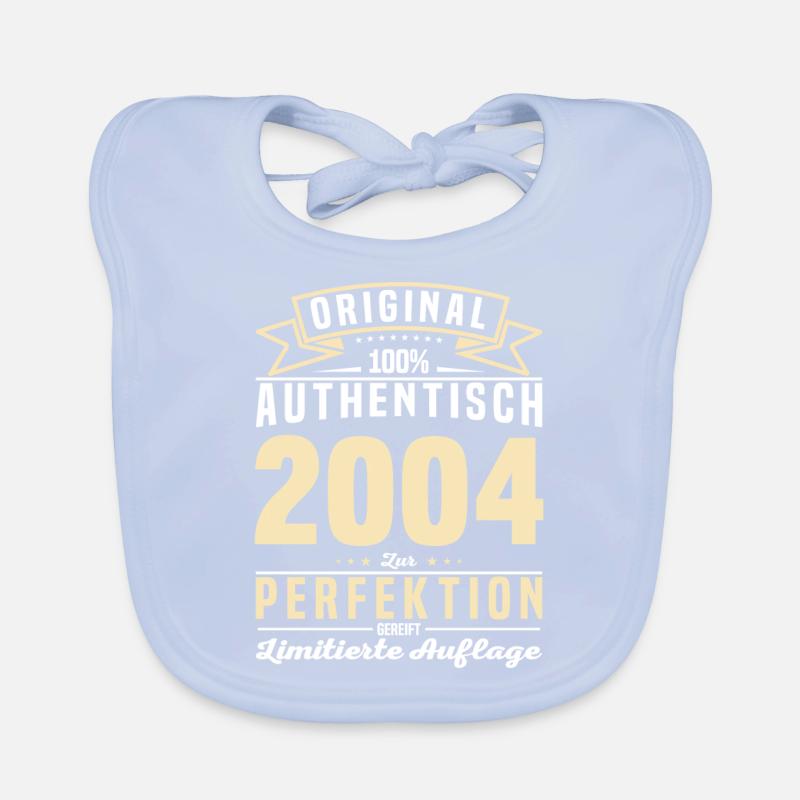 Authentisches 2004 Geburtstagsgeschenk Baby Bio-Lätzchen