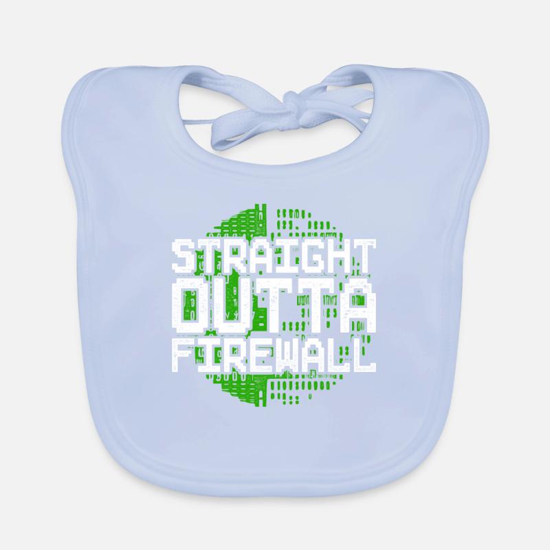Programmeur Straight Outta Firewall Bavoir bio Bébé