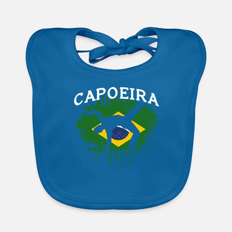 Capoeira Brésil Drapeau Bavoir bio Bébé