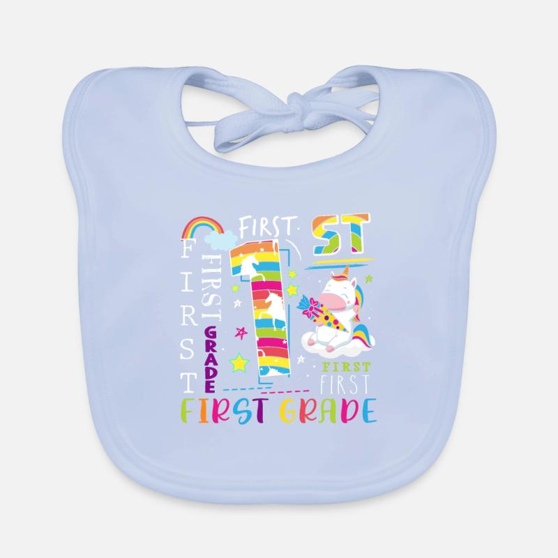 1st Class Unicorn Organic Baby Bibs