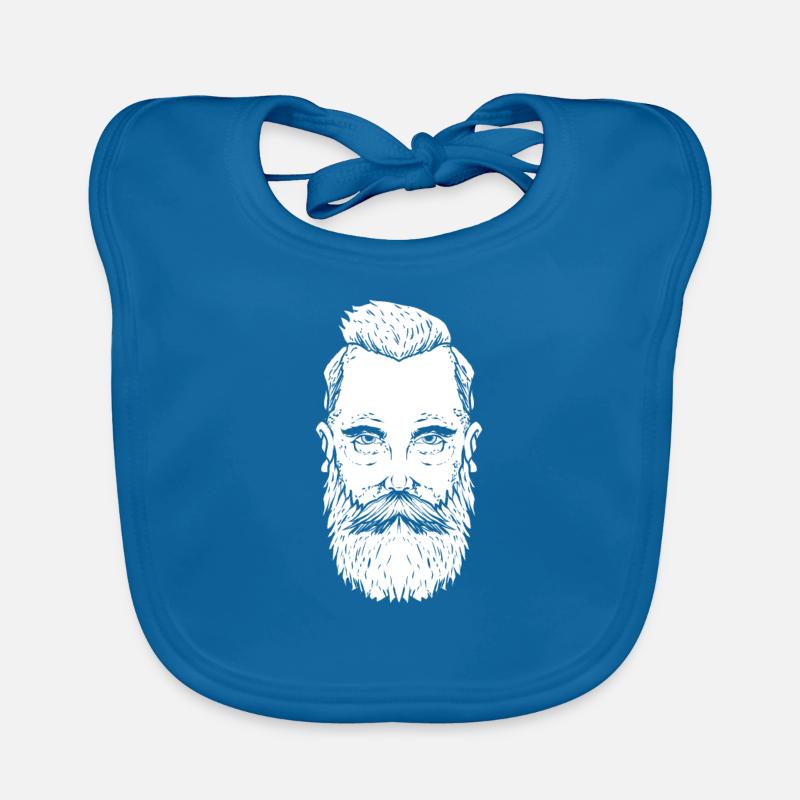 Bart Vollbart Baby Bio-Lätzchen