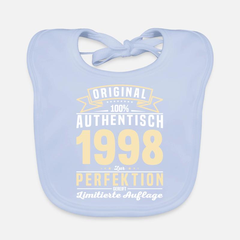 Authentisches Vintage-Geschenk 1998 Baby Bio-Lätzchen