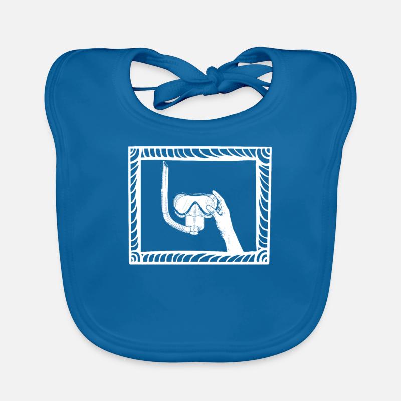 Tauchen Taucher Baby Bio-Lätzchen