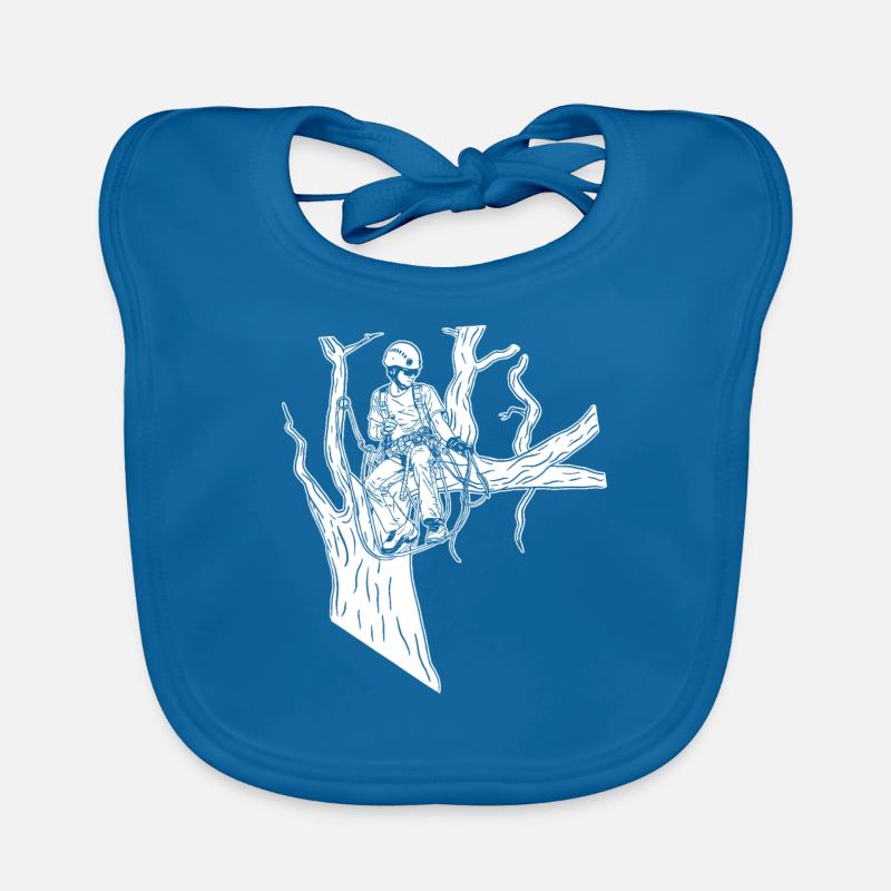 Baumpfleger Baumkletterer Arborist Baby Bio-Lätzchen
