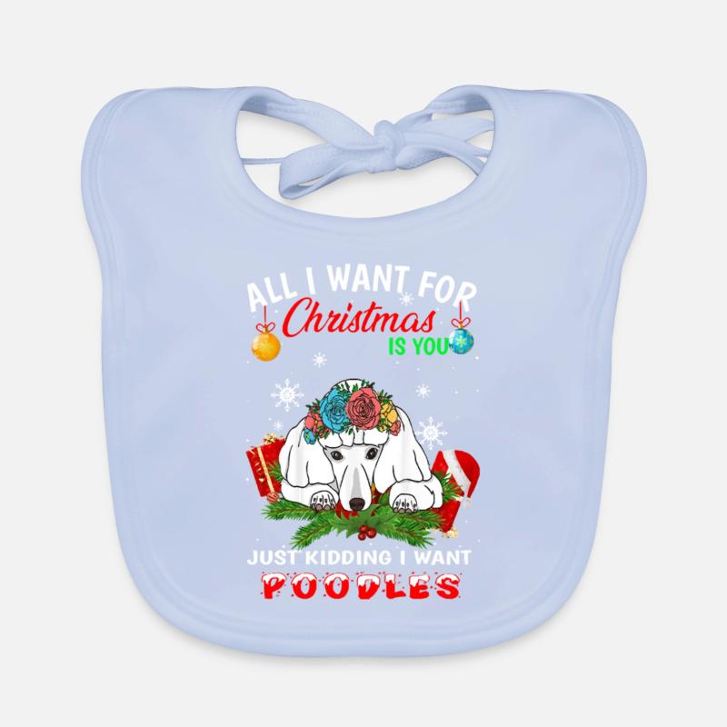 Poodle Organic Baby Bibs