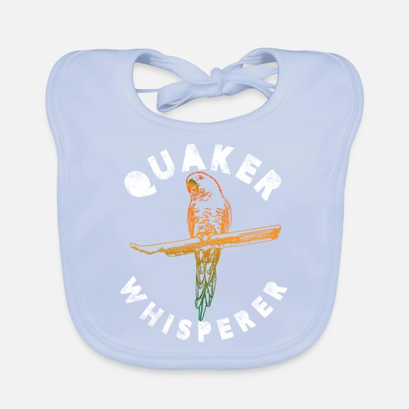 Chuchoteur quaker Bavoir bio Bébé