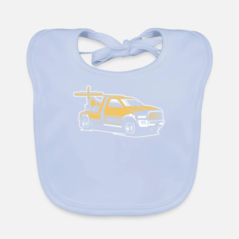 Abschleppdienst Abschlepper Baby Bio-Lätzchen