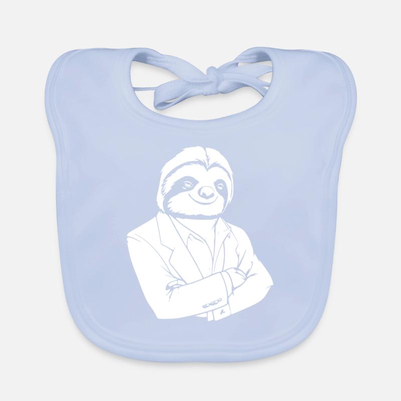 Sloth Organic Baby Bibs