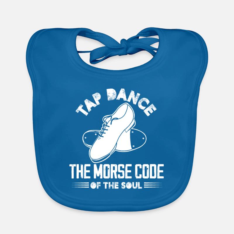 claquettes le code morse de l’âme Design Bavoir bio Bébé