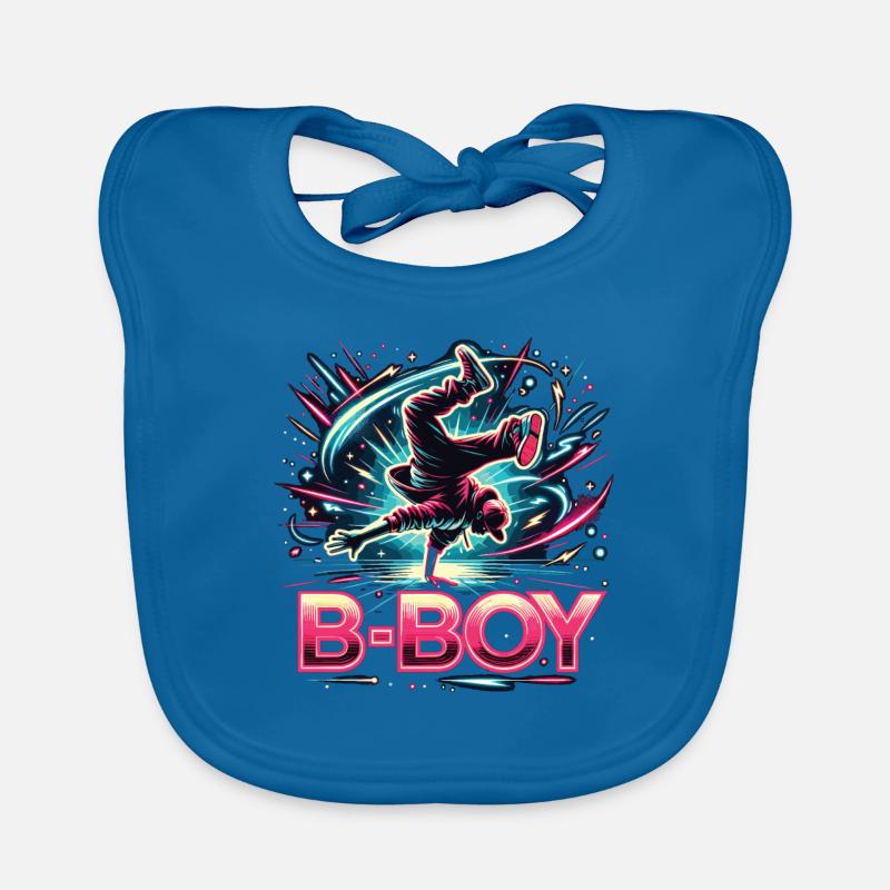Breakdance Breakdancer Breakdance Kinder Baby Bio-Lätzchen
