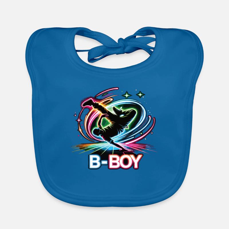 Breakdance Breakdancer Breakdance Kinder Baby Bio-Lätzchen