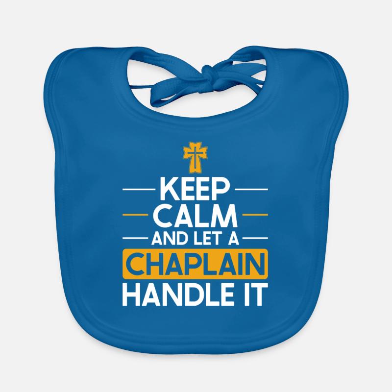 Chaplain, Clerical, Parish Priest Organic Baby Bibs