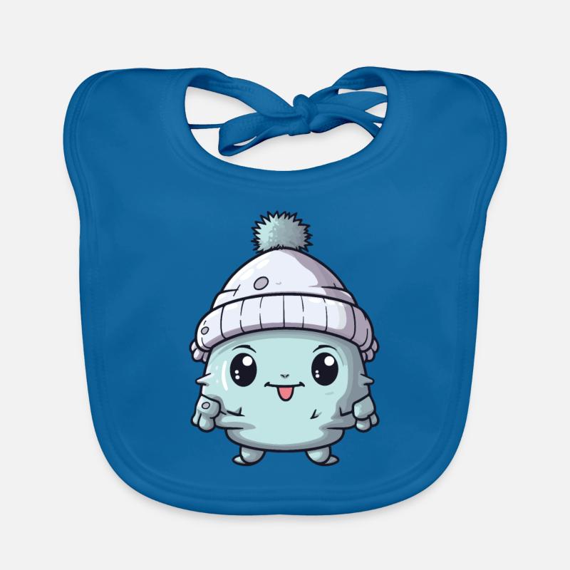 Eskimo Cold Comic Winter Organic Baby Bibs