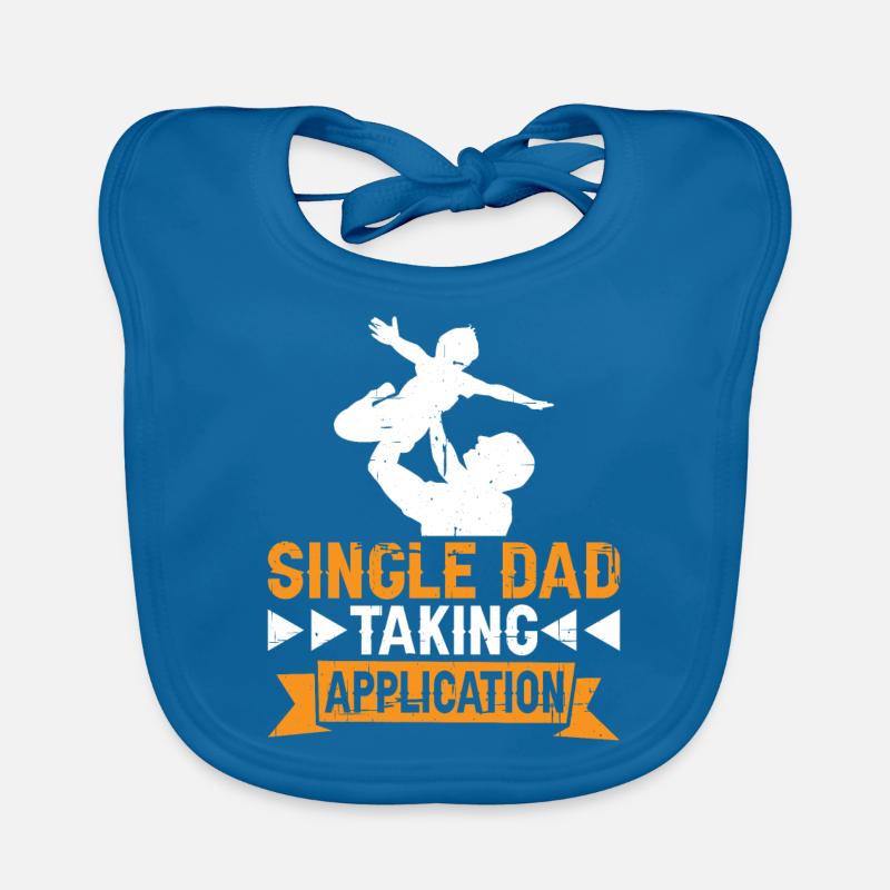 Single Dad Taking Application 7 Organic Baby Bibs
