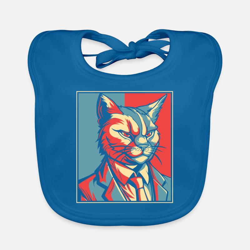 Cat Organic Baby Bibs