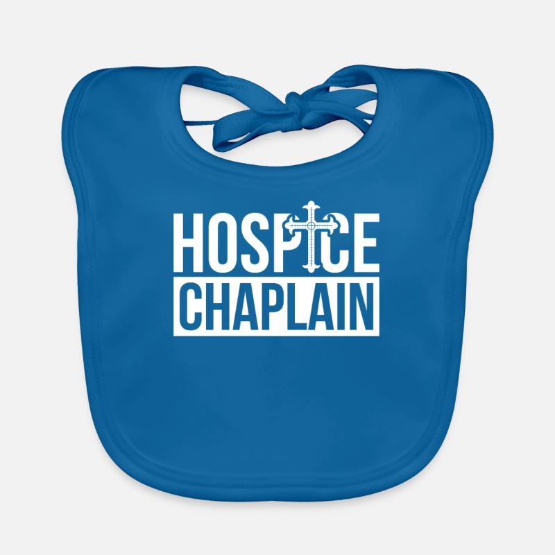 Chaplain, Clerical, Hospice Chaplain, Hospice Chaplain Organic Baby Bibs
