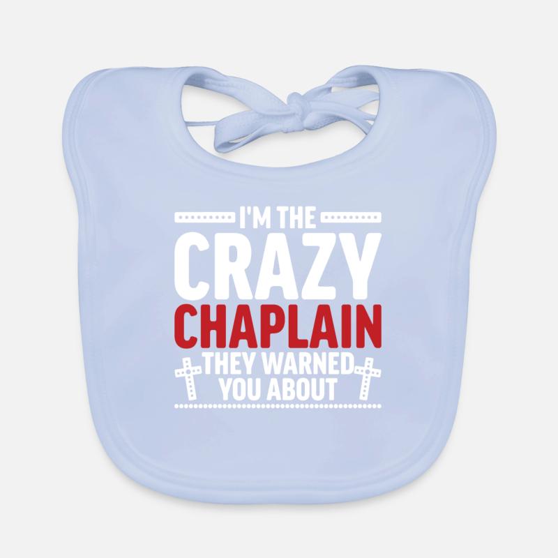 Chaplain, cleric, pastor Organic Baby Bibs
