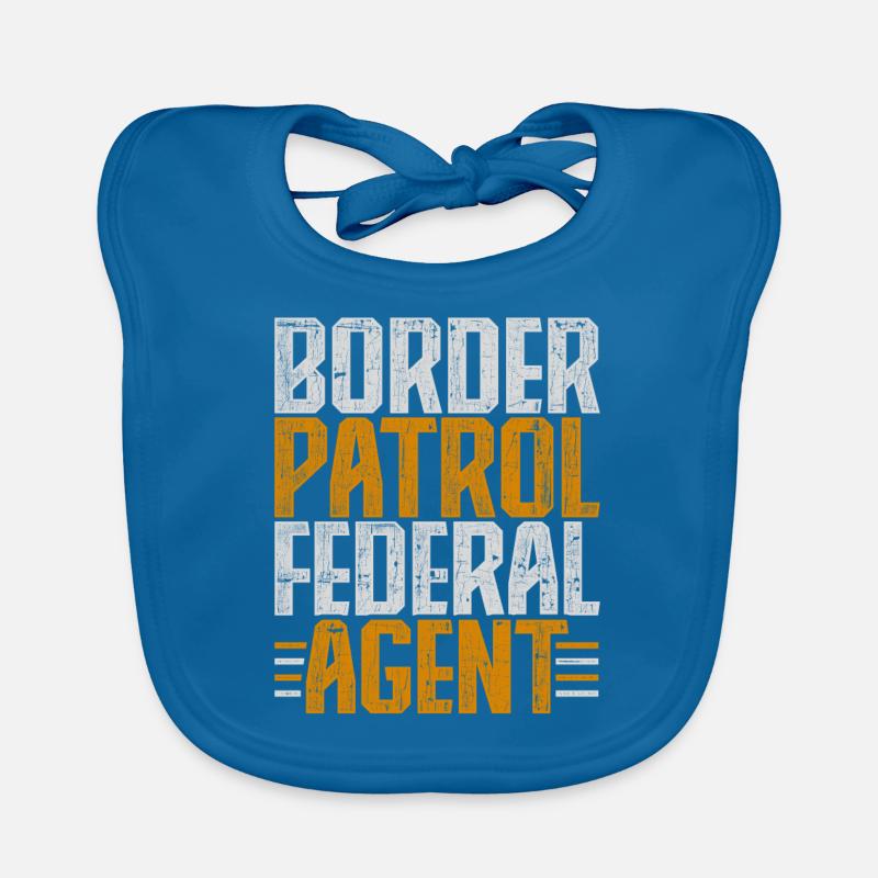 Border Guards Border Guards Customs Organic Baby Bibs