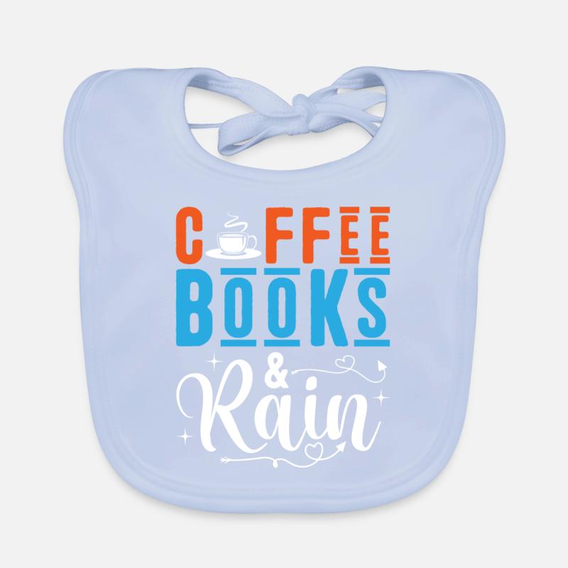 Kaffebøger & regn Hagesmække af økologisk bomuld