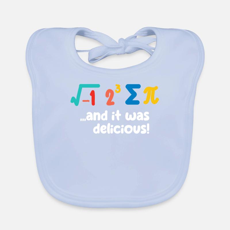 Pi Day Drôle De Mathématiques Amant Mignon Enseignant Étudiants Bavoir bio Bébé