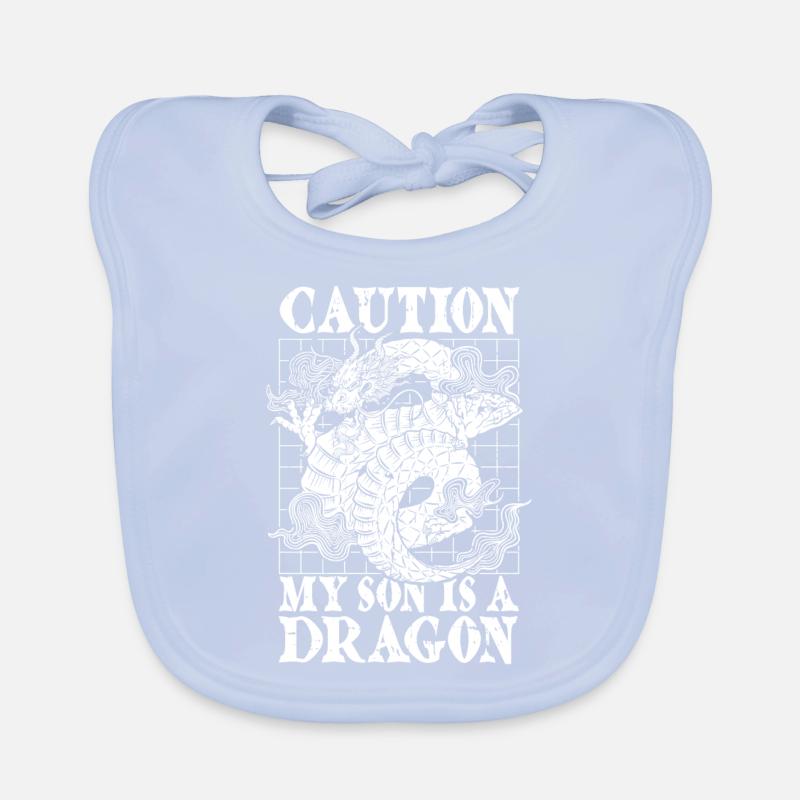 Année du Dragon 2024 Bavoir bio Bébé