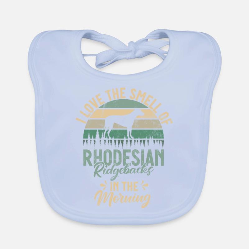 Cadeaux de Rhodesian Ridgeback Bavoir bio Bébé
