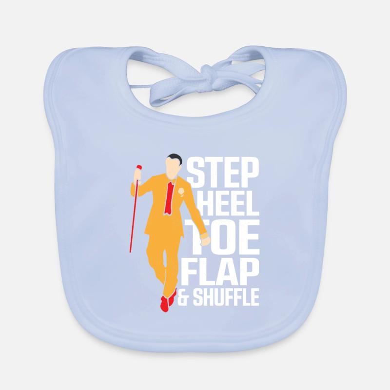 Step, Talon, Orteil, Rabat & Shuffle Claquettes Danse Claquettes Danc Bavoir bio Bébé