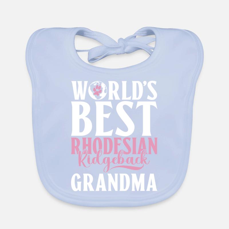 Cadeaux de Rhodesian Ridgeback Bavoir bio Bébé