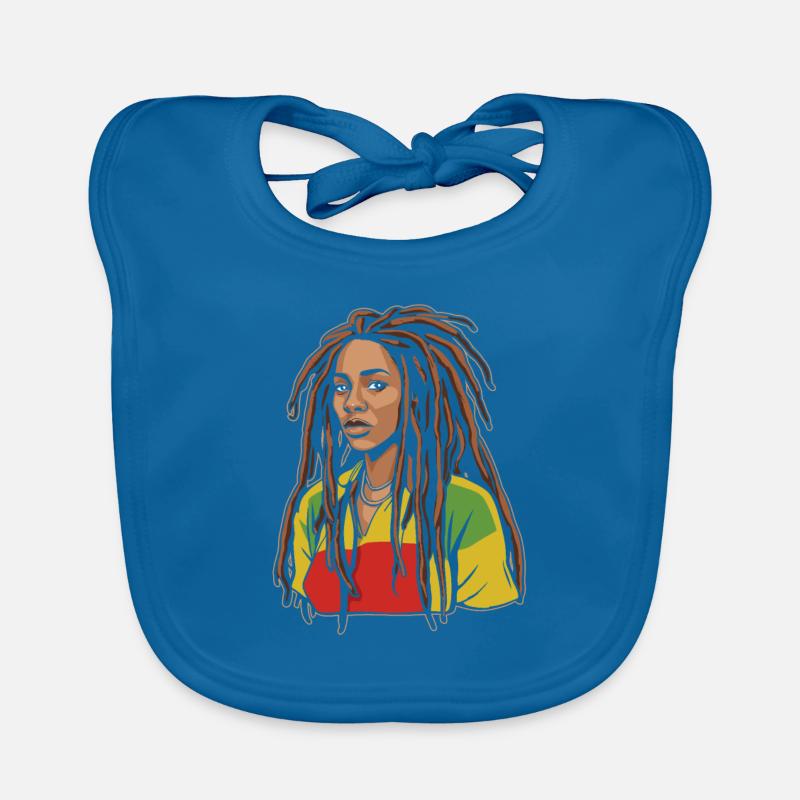 Dreadlocks de cheveux Rasta Dreads Bavoir bio Bébé
