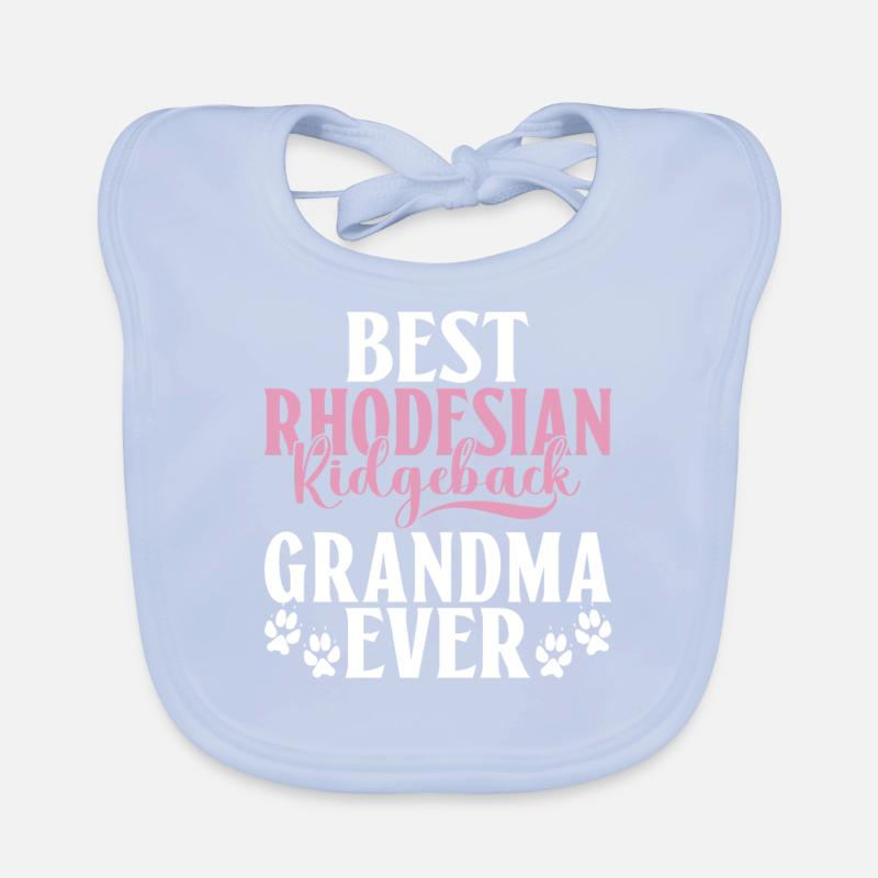 Cadeaux de Rhodesian Ridgeback Bavoir bio Bébé