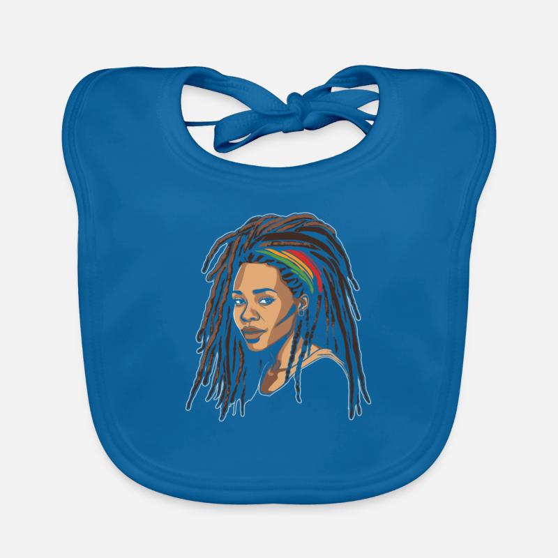 Rasta Hair Dreadlocks Dreads Organic Baby Bibs