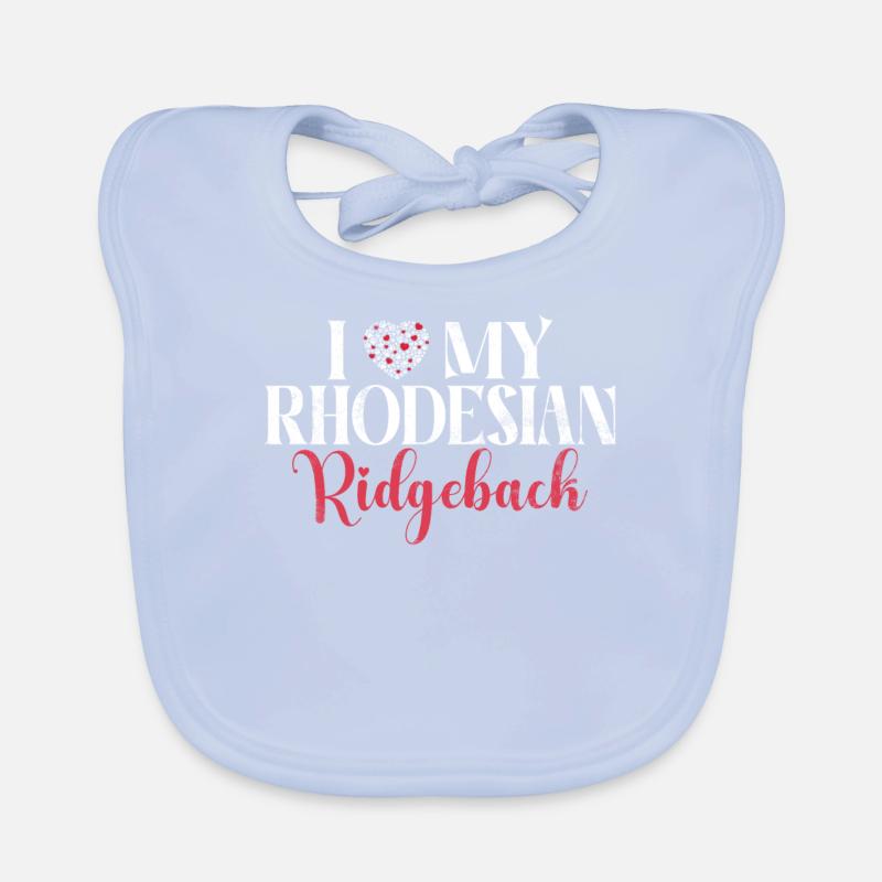 Cadeaux de Rhodesian Ridgeback Bavoir bio Bébé