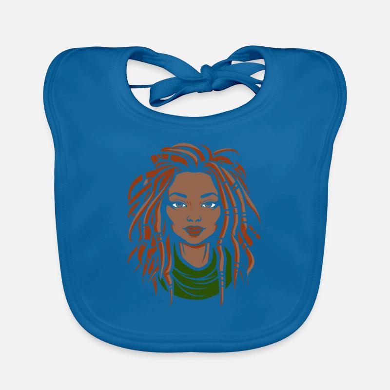 Dreadlocks de cheveux Rasta Dreads Bavoir bio Bébé